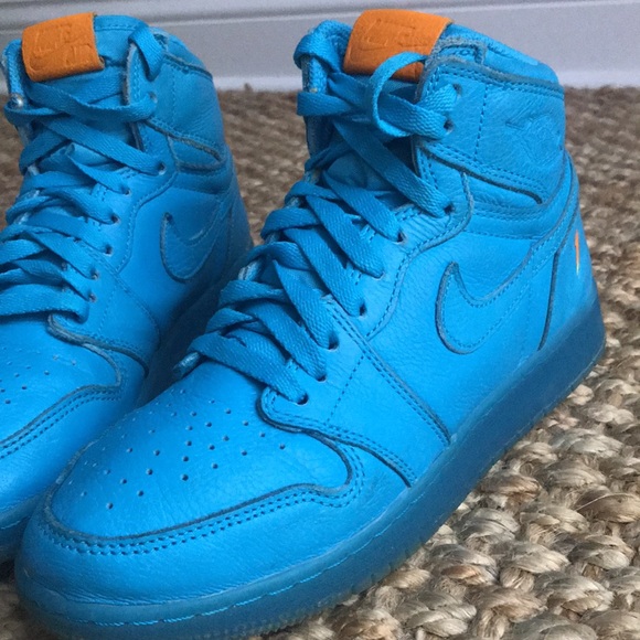 Nike Jordan 1 Retro High Gatorade Blue Lagoon - Picture 2 of 16